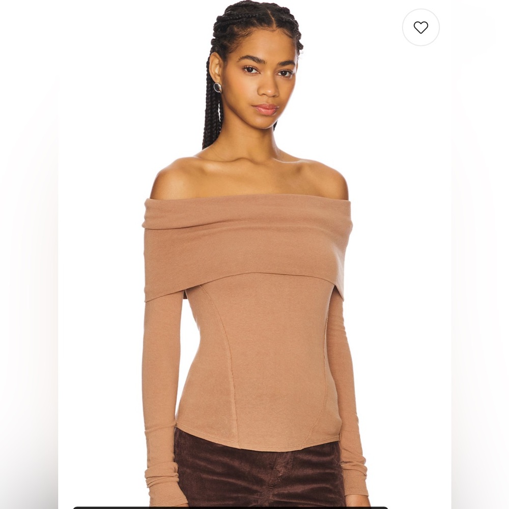 We the free Off-Shoulder iris top